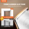 VEVOR Pet Door, 11.3" x 16.02" Aluminum Frame with Lock and Flap System, Weatherproof Doggy Door, Easy to Install in Interior or Exterior Doors